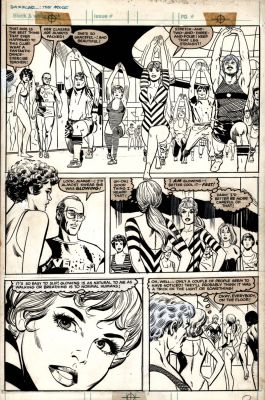 Frank Springer, Vince Colletta | Marvel Graphic Novel #12 - Dazzler: the Movie P 2 (Dazzler [Alison Blaire] At Jazzercise Class!) 1984 | Romitaman