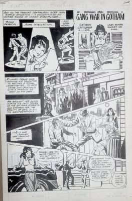 Mike Vosburg | Vosburg, Mike - Dc Special Series #10 Secret Origins Pg 4, Black Canary Partial Story Batman 1978 | Cool Lines Art