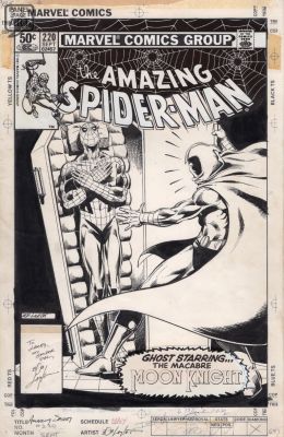 Bob Layton - Amazing Spider-Man 220 Cover