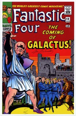 Joe Sinnott | Fantastic Four Print - Signed By Joe Sinnott Issue 48 | Catskill Comics