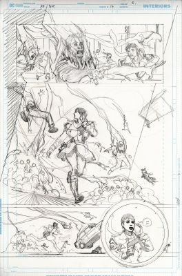 Juan Ferreyra | Absolute Superman Issue 17 Page 01 Pencils | ComiConArt