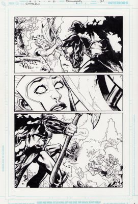 Karl Moline | Starro #1 Pg.21 - Interior Page - 2005 | Anthony’s Comic Book Art