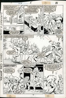 Guice, Butch - X-Factor #5 Pg 14, X-Team Battles Mutant | Cool Lines Art