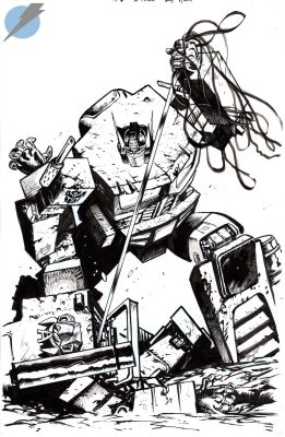 Daniel Warren Johnson | Transformers Issue 25 Page Cover | Felix Comic Art