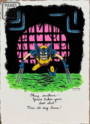 Manix Abrera | Wolverine Commission | Panel Page Art