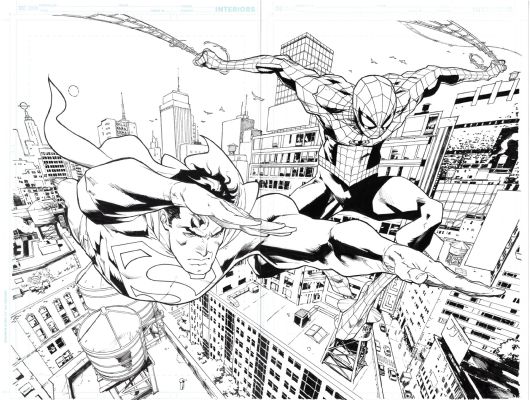 Jorge Jimenez - Superman / Spider-Man Page 06 And 07