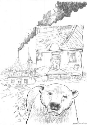 Pontarolo Frédéric | Planche Originale 70 de Impact au crayon sur papier | Galerie Napoléon