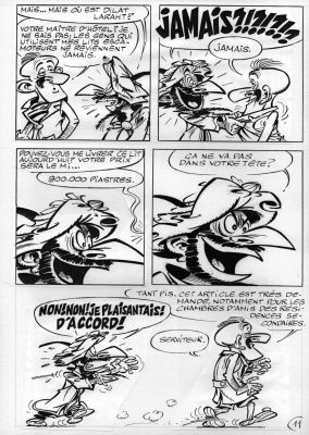 Tabary Jean | Planche originale 11 pour Iznogoud édition de poche de Jean Tabary | Galerie Napoléon