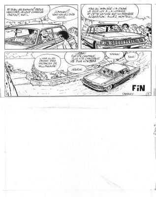 Tabary Jean | TOTOCHE, planche originale 8 de fin de Photo-Flash par Jean Tabary | Galerie Napoléon