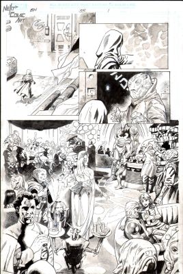 Lan Medina | Star Wars: Bounty Hunters #35 Issue 35 Page 1 | Next Comic Art