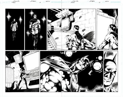 J. P. Mayer, Jose Luis | Titans #15 P 16-17 Dps (Tempest Origin with Batman!) 2009 | Romitaman