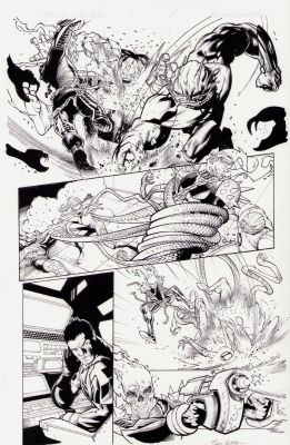 Jay Leisten | Imperial Guardians #2 Pg. 5 - Interior Page Cosmic Ghost Rider - Signed | Anthony’s Comic Book Art