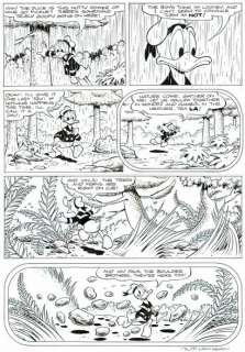 Walt Disney | Donald et ses neveux, planche originale très grand format.… | Septimus