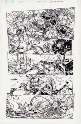 Brett Booth | Spawn #367 Pg. 3 - Interior Page - Signed | Anthony’s Comic Book Art