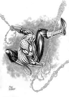 SPIDERMAN by Mike Ratera - Original Drawing | Catawiki