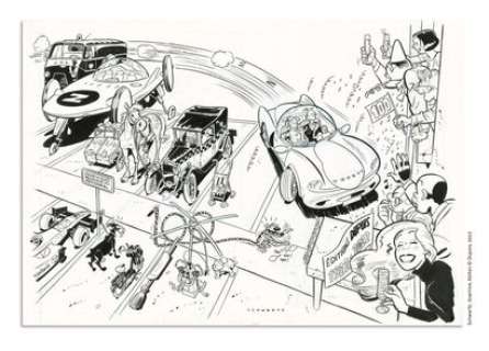 Schwartz | OLIVIER SCHWARTZ UNE AVENTURE DE SPIROU ET FANTASIO,... | Daniel Maghen Enchères