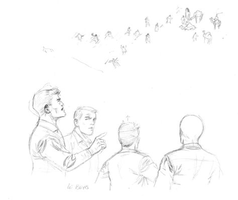 Le Bras Andrã© | CrayonnÃ© originale de BUCK DANNY | Galerie Napoléon