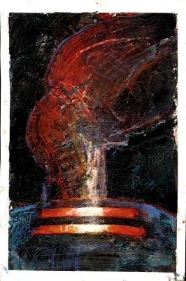 Bill Sienkiewicz | Amazing Heroes #151 ’Stray Toasters’ Cover Painting (Pre Issue #1 Burning Toaster Cover!) 1988 | Romitaman