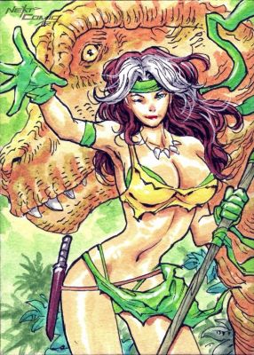 Jim Jimenez | Savage Land Rogue Card | Next Comic Art