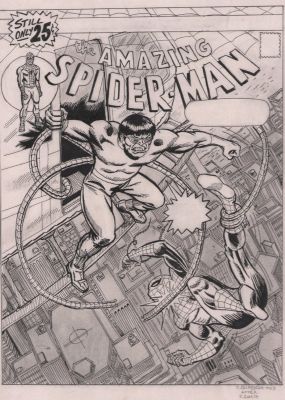 Chris Palmerini | Amazing Spider-Man #157 Cover Re-Creation - Signed - 2023 | Anthony’s Comic Book Art