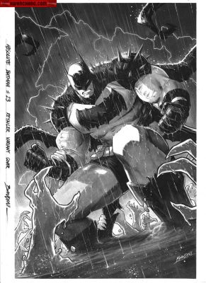 Michele Bandini | Covers / Pinups Issue Absolute Batman # 23 Page Cover | Kwan Chang
