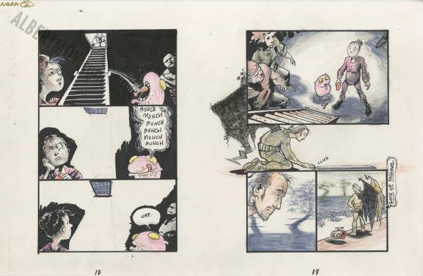 Sam Kieth | Hollows Issue 2 Page 18 And 19 | Albert Moy