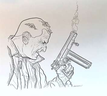 Geof Darrow - HARD BOILED drawing - c. 1990s | Catawiki