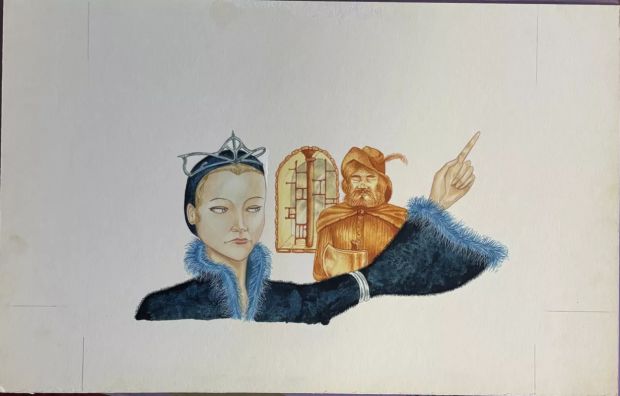 Lot 103 - Snow White Original Vintage 1970’s Book Artwork & COA & Copy of Page Free Post In UK | misc / divers