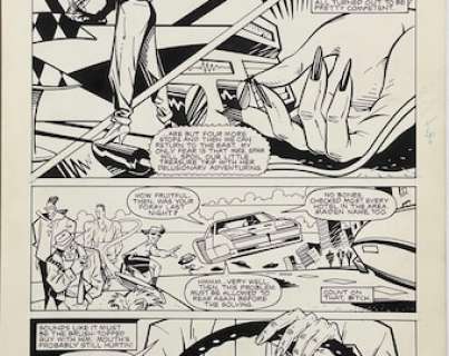 Pander Brothers | Grendel: Devil’s Legacy #4 / Pg. 7 - Original Page by the Pander Brothers | Pander Brothers