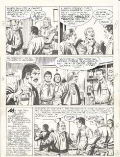 Tex # 161 - Letteri, Guglielmo. - tavola orig.  - (1974) | Catawiki