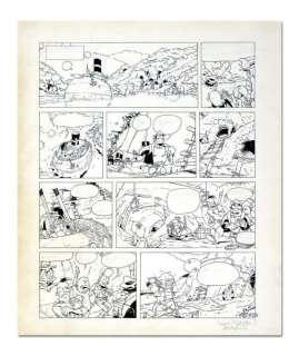 Glaudel (Paul) - GLAUDEL MANIE SWING. LA COLÈRE DU BRONONGO. Planche 22 pour cette prem