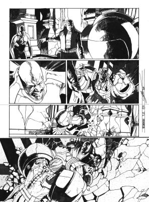 Secher Valentin | Planche originale 51 signée de Méta-Baron T.02 | Galerie Napoléon
