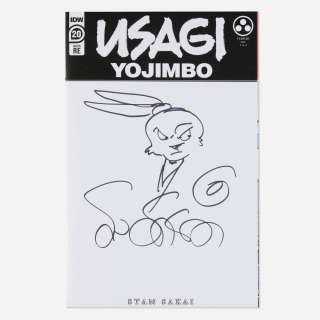 Stan Sakai, Usagi Yojimbo #1 Retailer Exclusive Sketch Cover Original Art (IDW) | Landry Pop Auctions