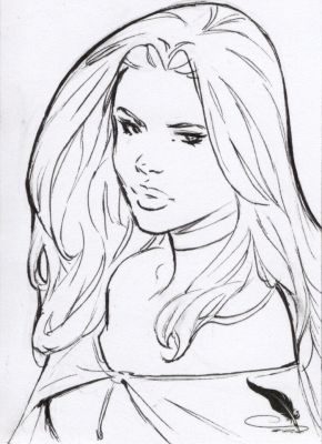 Jordan Gunderson | Tdart 2026 X-Men Sketch Card Drop #67 - Emma Frost | TDArt
