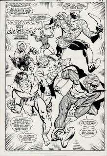 Don Simpson - Secret origins #41 p 30 splash (1989)