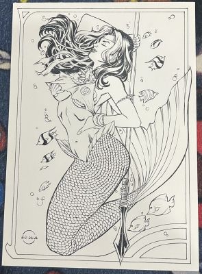 Rogue as a Mermaid by Ed Silva | Raremarq (Buy It Now)
