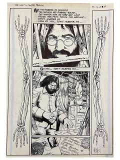 Grateful Dead Comix, Issue 1, Dire Wolf Original Production Comic Storyboard 11" x 16" | Los Angeles Estate Auction