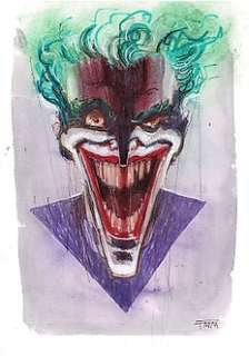 The Joker - Original Drawing - Fran Mariscal - 30x21 cm 