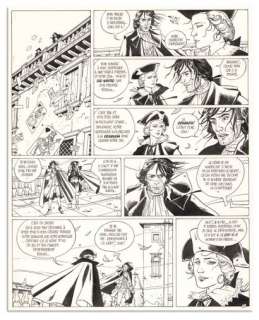 GRIFFO - Lot 98 - GRIFFO GIACOMO C. La Dame au coeur de suie (T.3), Glénat1990 Planche...