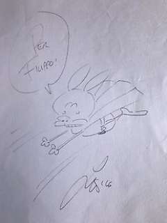 Leo Ortolani - original dedicace "Rat Man" - Page volante - (2016) | Catawiki