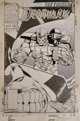 John Hebert, Mark McKenna, Mick Gray | Deathlok Vol. 1 Annual #2 (1993) Cover - John Hebert & Mark McKenna & Mick Gray | ComicArtFans Classifieds