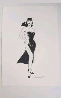 Illustration originale Pin-up | Catawiki