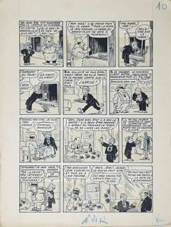 Forton Louis (1879-1934)... | FORTON Louis (1879-1934) Bibi Fricotin, planche 10. Encre,... | Art Richelieu