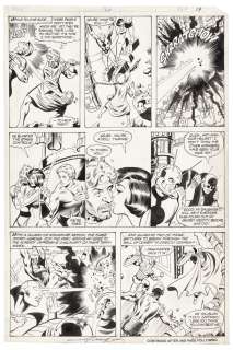 Original GEORGE PEREZ Art * AVENGERS #196 * 1980 | PBA Galleries