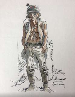 Jeremiah - Originele aquarel  - Kurdy Malloy | Catawiki