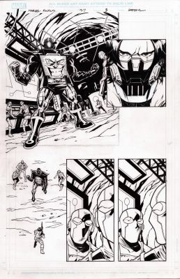 MARVEL RIVALS- WINTER SOLDIER ARNIM ZOLA GALACTA - ERIC GAPSTUR PAGE 5 | Comix Art Studio