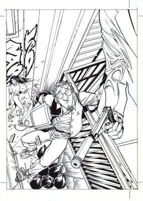 [1995/02] Sprayliz #7 (Caccia all’hacker) cover | Krazy Art Gallery