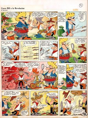 Jacovitti | Coccobill, "Coccobill et la révolution (1958)" planche 5 | Galerie OPA