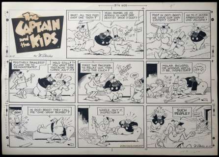 Captain and the Kids - Planche originale signée (61x43cm) | Catawiki