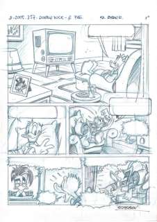 Donald Duck "Disease, please" Story - Original Published Page - Calvet Esteban, Ignasi  - EO | Catawiki
